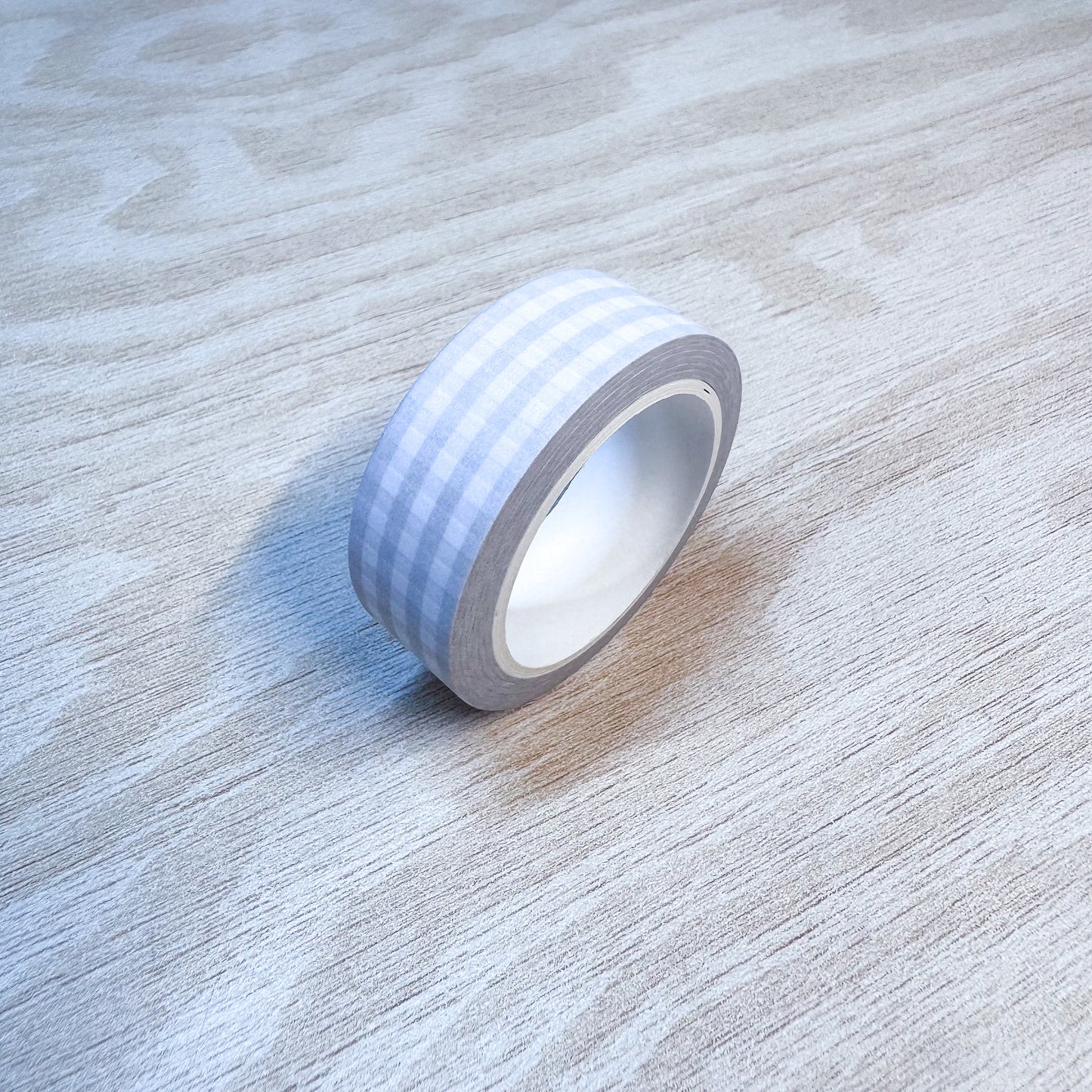 Light Beige Gingham Washi Tape - 15mm