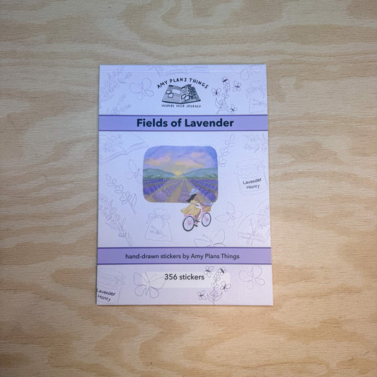 Fields of Lavender Sticker Book