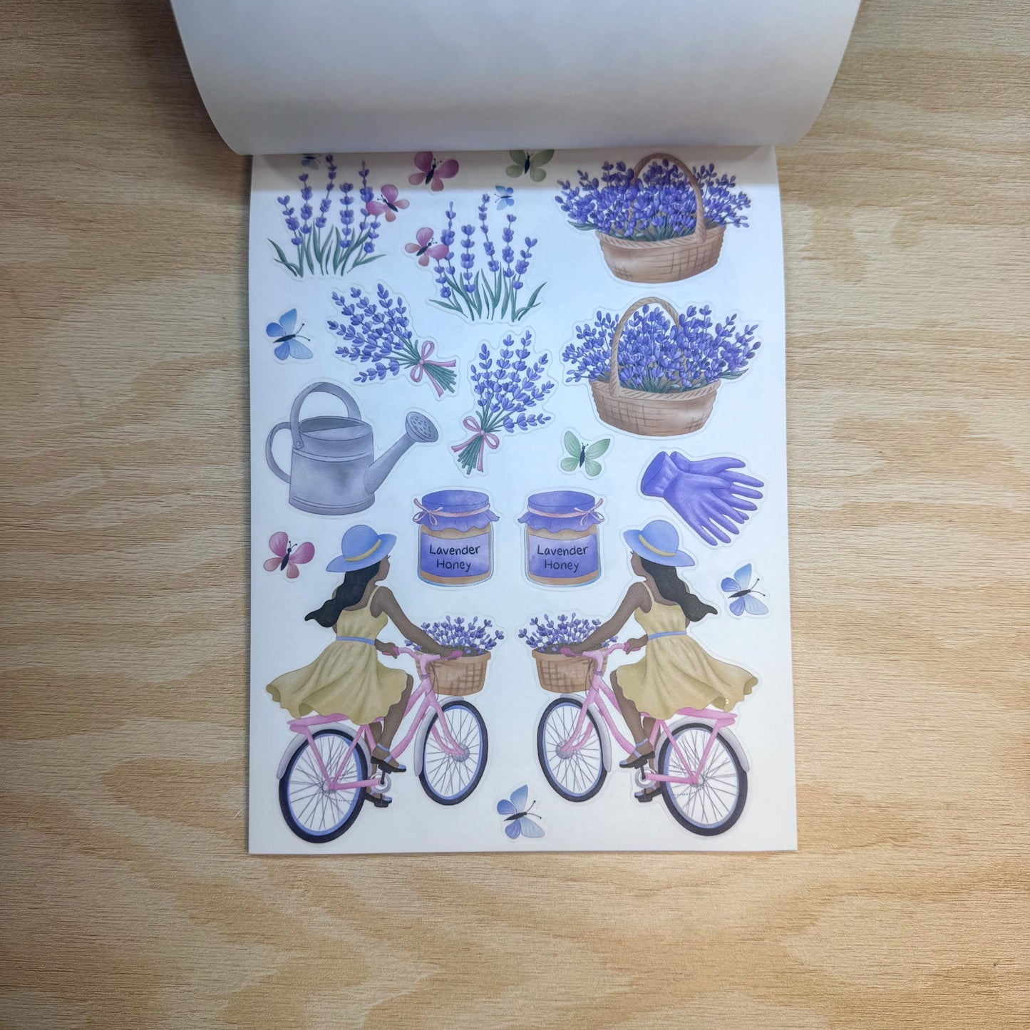 Fields of Lavender Sticker Book