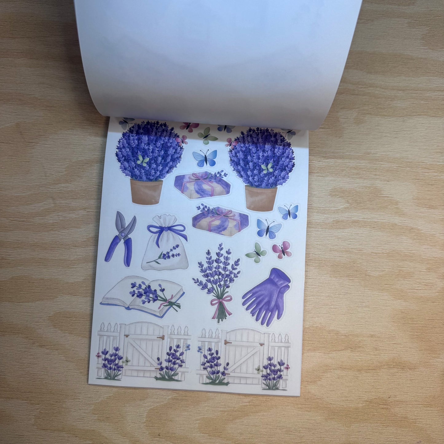 Fields of Lavender Sticker Book