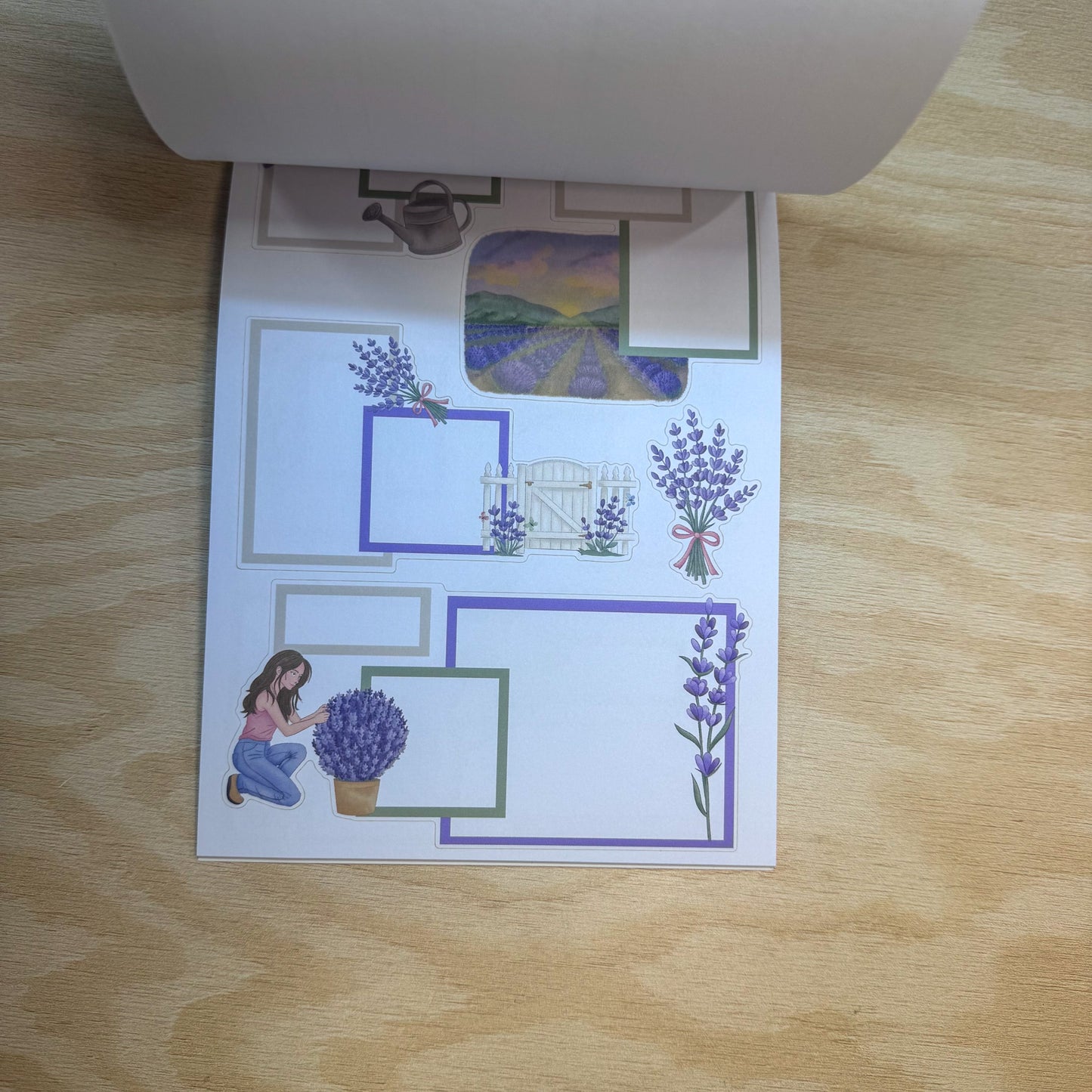 Fields of Lavender Sticker Book