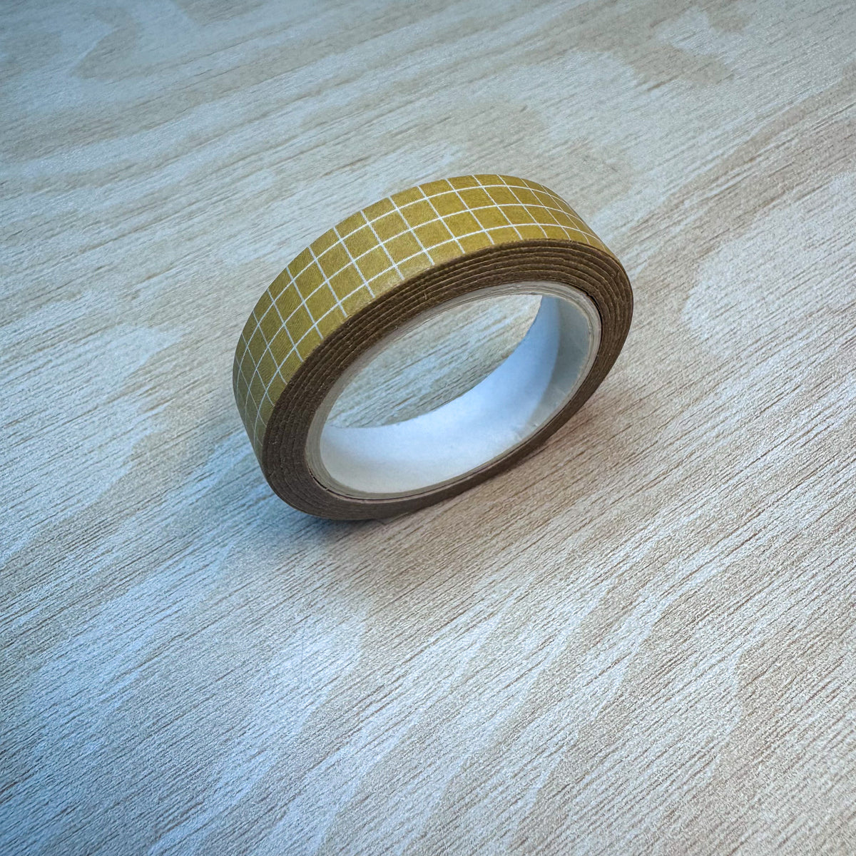 Sunflower Yellow Grid Washi Tape - 10mm