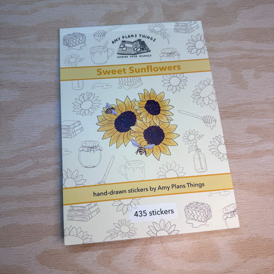 Sweet Sunflowers Sticker Book