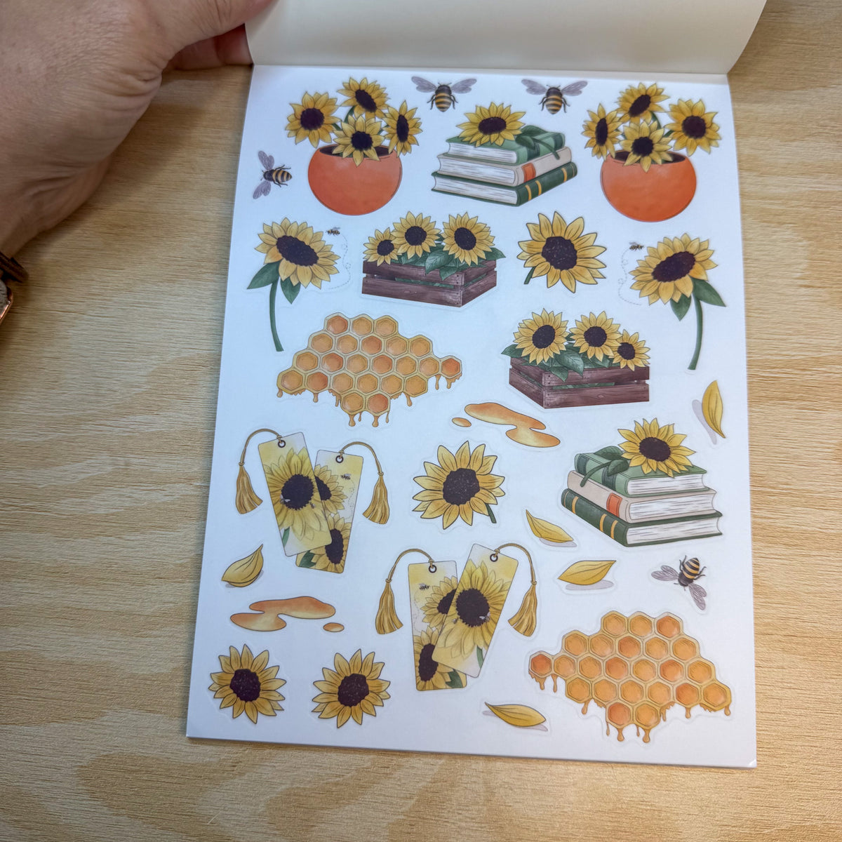 Sweet Sunflowers Sticker Book