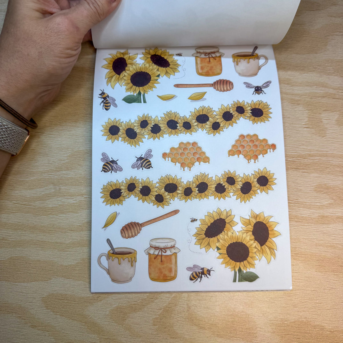 Sweet Sunflowers Sticker Book