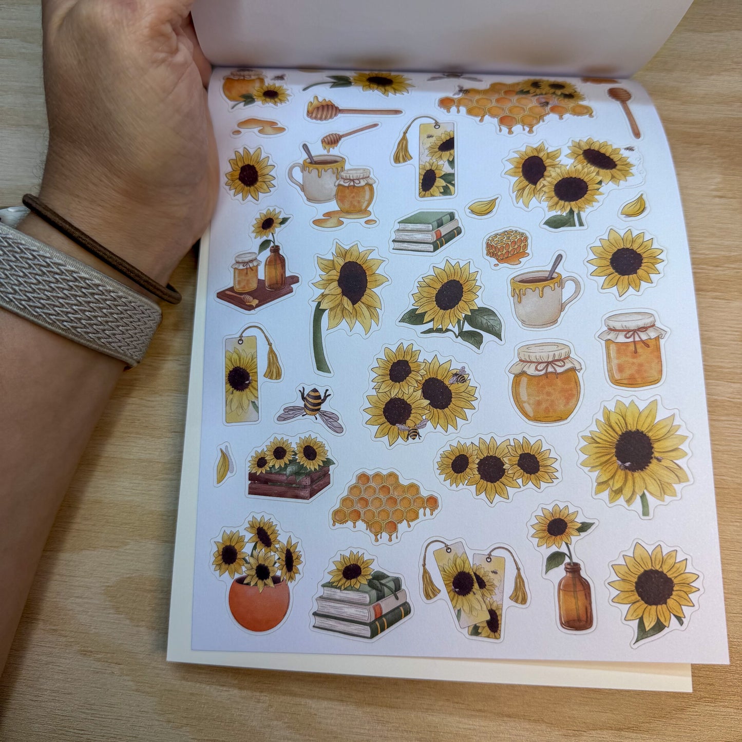 Sweet Sunflowers Sticker Book