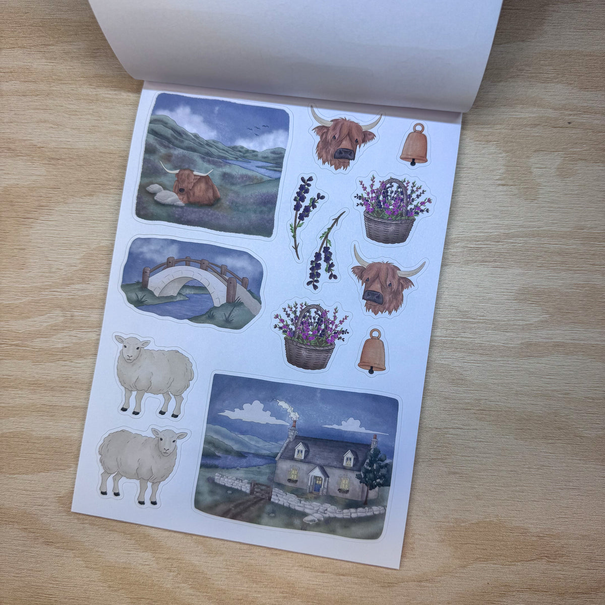 Highland Hideaway Sticker Book