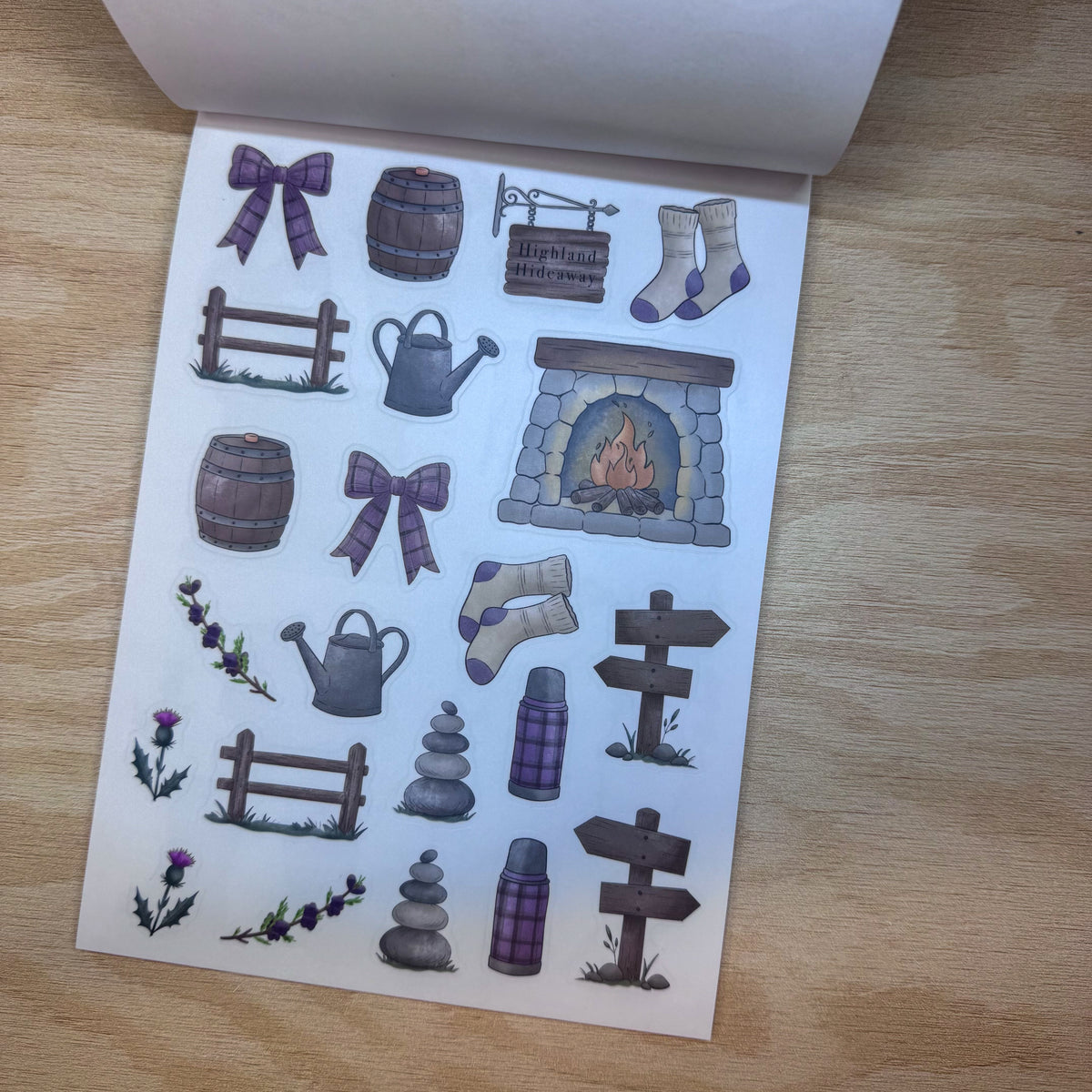 Highland Hideaway Sticker Book