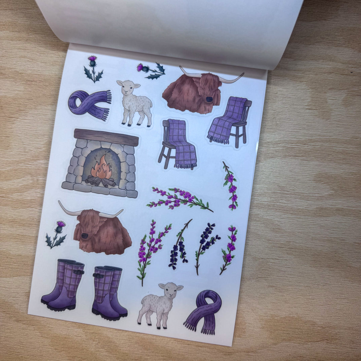 Highland Hideaway Sticker Book