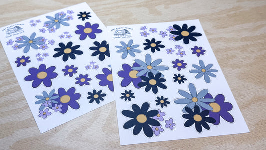 Doodle Florals vol. II - PHYSICAL stickers