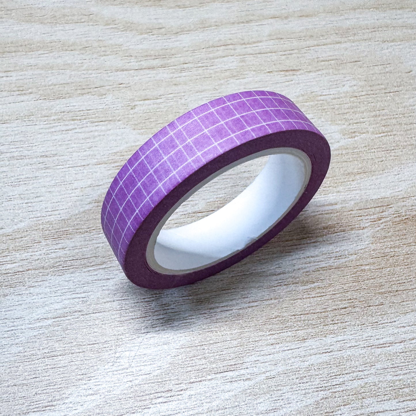 Pink Grid Washi Tape - 10mm