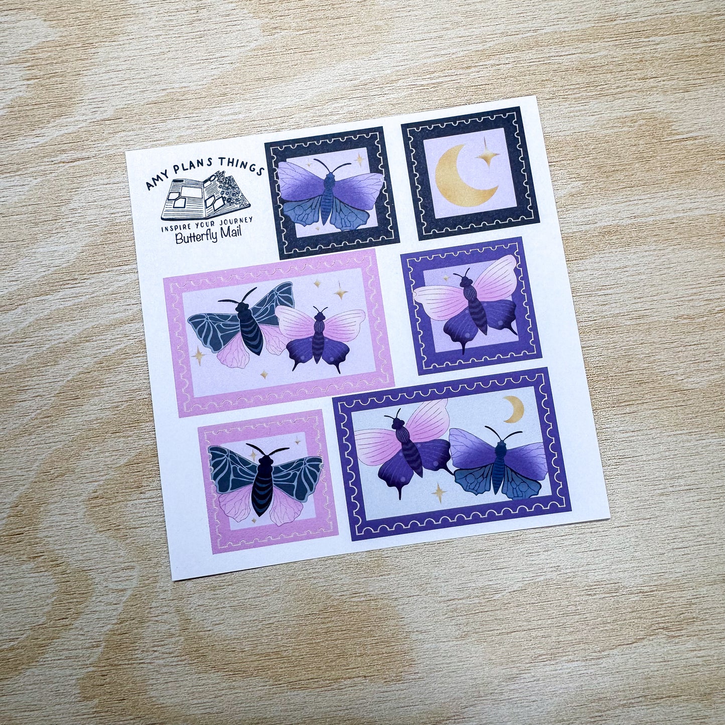 Butterfly Mail - PHYSICAL stickers