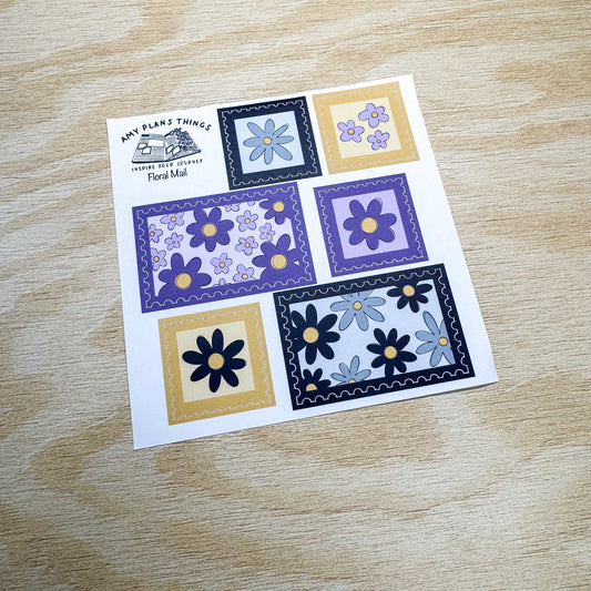 Floral Mail - PHYSICAL stickers