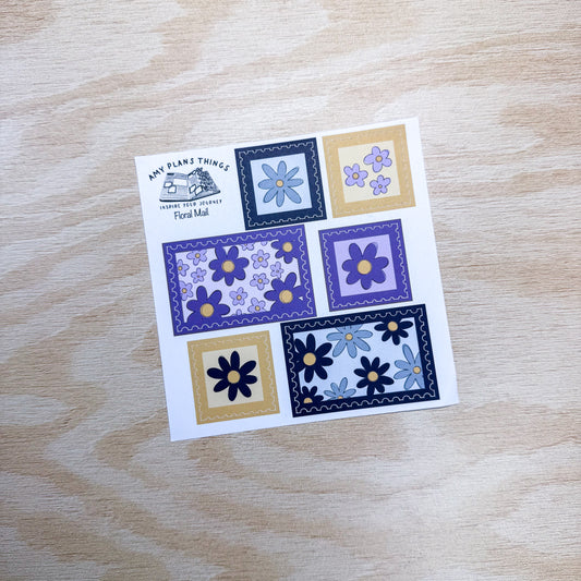 Floral Mail - PHYSICAL stickers