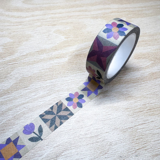 Patchwork Washi Tape - 15mm