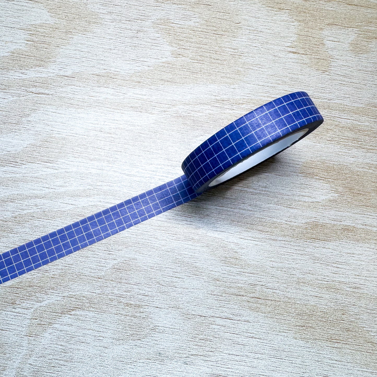 Dark Purple Grid Washi Tape - 10mm