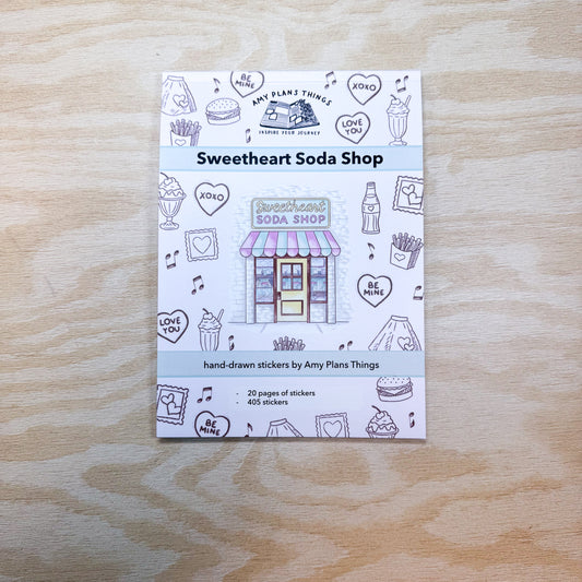 Sweetheart Soda Shop Sticker Book