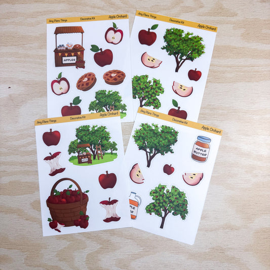 Apple Orchard Decorative Kit - PHYSICAL Stickers