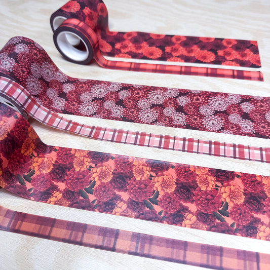 Fall Floral Washi Tape Bundle