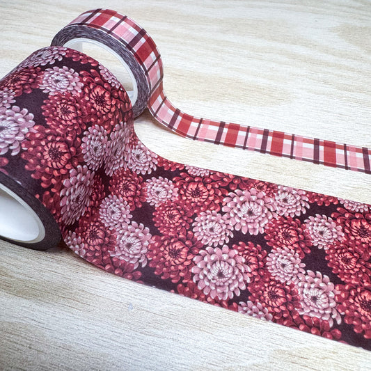 Fall Florals Washi Set - Chrysanthemum