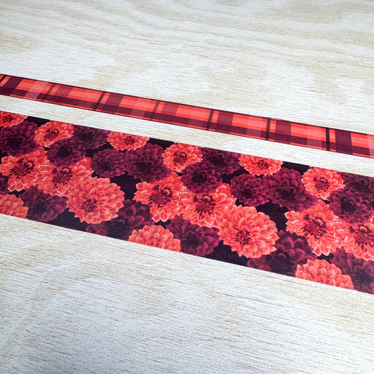 Fall Florals Washi Set - Dahlia
