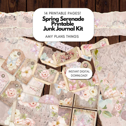 Spring Serenade Junk Journal Kit